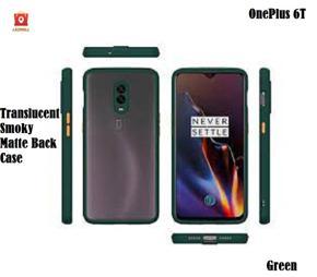 OnePlus 6T Luxurious Smoky Matte Shockproof Translucent Armour Case