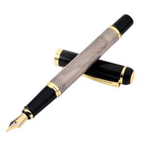 Vintage Fountain Pen Confucius Metal Signature Pen Embossed Gift