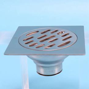 XHHDQES 2X Thick Stainless Steel Anti-Odor Square Floor Drain Waste Drain Cover Hotel Bathroom Shower Drain 100X100mm
