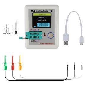 LCR-TC1 full Color Screen Display Multifunction TFT Backlight Transistor IC Tester Diode Triode Inductor Capacitor ESR Meter Multifunction Tester LCR TC1