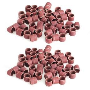 XHHDQES Sandpaper Ring 1/2 Inchx 1/2 Inch 80 Grit Wood Polished Carved Metal Polishing Sandpaper Ring ( 80 Pieces)