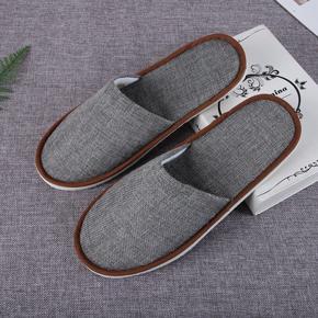 Disposable Men Women Slippers Coral Fleece Autumn Winter Home Guest Unisex Slipper Hotel Beauty Club Washable Shoes 1Pairs