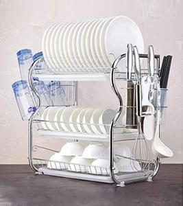 3 Layer Kitchen Rack - Silver