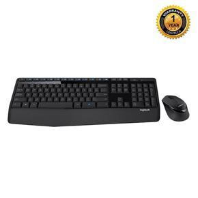 Logitech MK345 Wireless Combo, Full-Sized Keyboard with Palm Rest and Comfortable Right-Handed Mouse