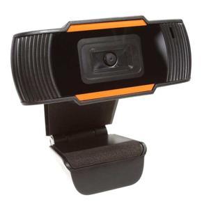USB HD Video Camera With Microphone 1080P HP-602 Auto White Balance - Black