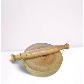 Roti Maker- Wooden-(Chotto Size baby der)