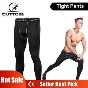 Outtobe Compression Tights Pants Cool-Dry Sports Tights Pants Running Leggings Gym Quick-drying Fit Training Jogging Pants Men