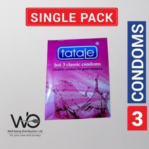 Tatale - Ultra Thin Condom - Single Pack - 3x1=3pcs