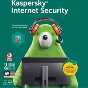 Kasparsky Internet Security Latest Version - 1 PC, 1 Year (CD) With Free Bag