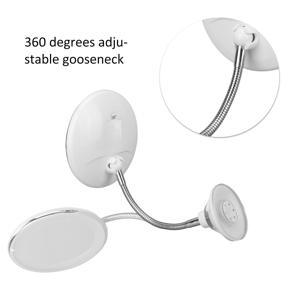 Magnifying Mirror, Flexible Mirror LED Fill Light for Home