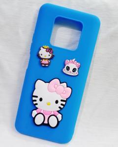 For Tecno Camon 16 Premier - Hello Kitty High Quality 3D Rubber Made Cute Cartoon Lovely Unique Design Soft Ladies Cover