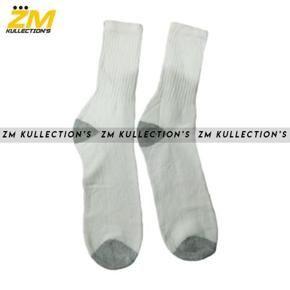 Pair of White Socks for indoor/outdoor activities and suitable for winter season