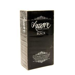 Amore Black Luxury Condom Full Box 18 pcs Condom