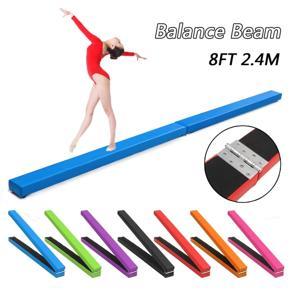 2.4m 8FT Non-slip Gymnastics Floor Balance Beam Folding Training Yogo Sports PRO - Blue