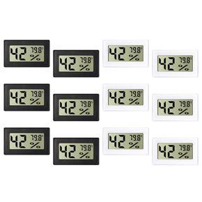 Mini Hygrometer Thermometer Digital Display Hygrometer Fahrenheit, Suitable for Greenhouse Garden Basement (12)