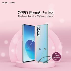 OPPO Reno 6 Pro 5G 12GB Ram and 256 GB Rom and Get M31 for free