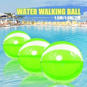 US 1.5M/1.8M/2M Walk Water Walking Zorb Roll Dance Ball Inflatable Tizip Zipper - 1.8m