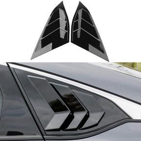 Car Rear Side Window Louvers Cover Blinds Scoop Air Vent Cover Trim for Honda Accord 2018 2019 2020