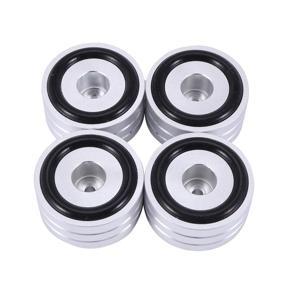 4Pcs 40X20mm Aluminum HiFi AMP Speaker Isolation Stand Turntable DAC Feet Pad