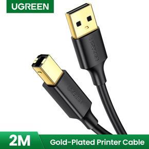 UGREEN USB Printer Cable USB 2.0 Type A Male to Type B Male Printer Scanner Cable Cord High Speed Compatible for Brother, HP, Canon, Lexmark, Epson, Dell, Xerox, Samsung etc and Piano, DAC