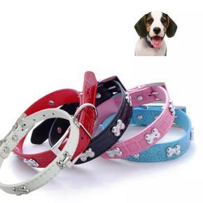 Pet Cat/ Puppy Dogs Adjustable Collar with Bells Paw Printed