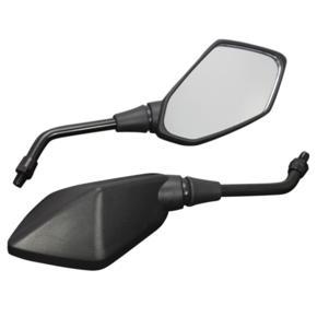 1 Pair Universal Motorcycle Scooter Aluminum Alloy Rearview Side Mirror Modified Accessories for 10mm Exterior Diameter Handlebar Street Cars Scooters