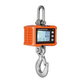GMTOP Digital Hanging Scale 1000kg/ 2204lbs Portable Heavy Duty Crane Scale LCD Backlight Industrial Hook Scales Unit Change/ Data Hold/ Tare/ Zero for Construction Site Travel Market Fishing Outdoor 
