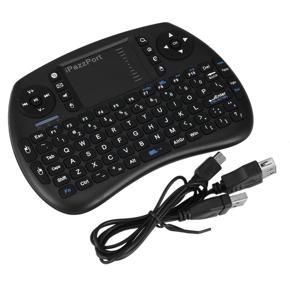 Mini 2.4GHz Keyboard Smart Mouse Remote Control Touchpad for Android Smart TV - black