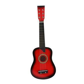 Classic Mini 25'' Kids Acoustic Guitar Musical Instrument Toy Xmas Gift Red
