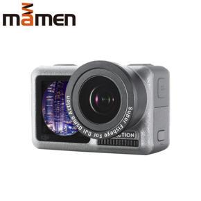 MAMEN New 180 Degree Fisheye Camera Lens for Dji Osmo Action HD 4K Optical Glass Osmo Action Fish eye Lens Action Accessories