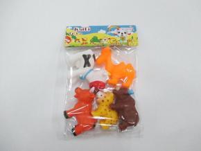 Kaili Vinyl Toys set of 5 Animals - MultiColor