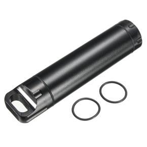 Waterproof Case Container Capsule Seal Bottle Holder Survival EDC Emergency Tool - Black