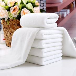 1 Pc White Soft Home Hotel Bath Towel Washcloth Travel Hand Towel 30x70cm