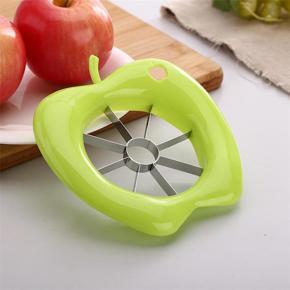 Apple Fruit Easy Slicer Cutter - 1 Piece Green Color