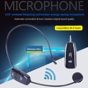 【MIGAPALAZA】 2.4G Wireless Microphone Megaphone Headset Mic For Loudspeaker