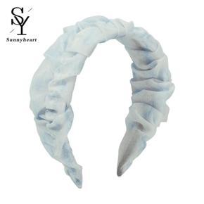 Sunnyheart Hair Band Fairy Women Pleated Tulle Hairband