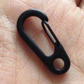 Outdoor ni Portable Carabiner Hook Stainless Steel Keychain Buckle Release Keyring ents Spring Snap Hook