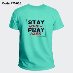 Stay Home Pest Half Sleeve T-Shirt For Men