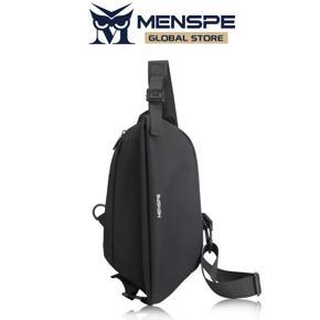 MENSPE Men Bag Nylon Chest Pack Functional Chest Bag Crossbody Beg Zipper Bag Sports Bag Waterproof Bag Street Shoulder Bag Messenger Bag Travel Bag Work or Business Bag
