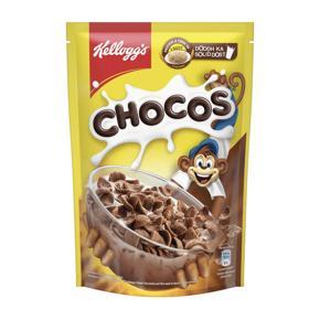 Kellogg's Chocos, with Protein & Fibre of 1 Roti* in Each Bowl**, High in Calcium & Protein, with 10 Essential Vitamins & Minerals, Breakfast Cereals, 385g Pack