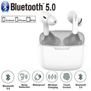 DASI 9D HiFi Bluetooth 5.0 CVC8.0 Noise Reduction Headphones,Wireless HIFI Stereo Headset, Touch Control Earbuds,Waterproof Sport Headset with Chagring Case