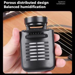 Universal Guitar Humidifier Sound Hole Humidifier Hygrometer for Folk Acoustic Guitars Instrument Care Accessories