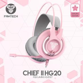 FANTECH HG20 CHIEF II PINK RGB Gaming Headphone