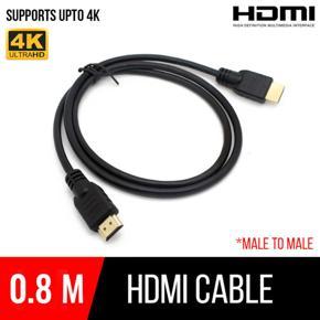 HDMI Cable 0.8m Support HD and 4K HDMI cable 0.8 meters HDMI Cable For Monitor PC Laptop Projector Television TV LED LCD Television HDMI Male to Male