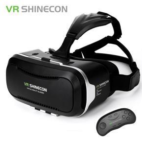 VR Shinecon Smart VR BOX 3D Glass with Bluetooth Remote Controller-Black