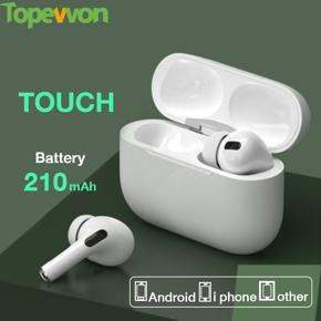 Topewon Pro 3 Wireless Bluetooth Headphone Smart Touch Sports Stereo Earbuds Headset with Charging Box Headphone