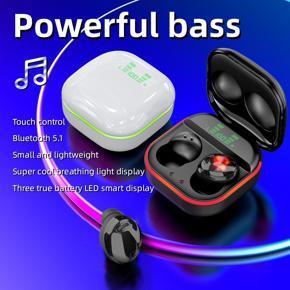 S190 Mini TWS Wireless Earphones LED Display Bluetooth 5.1 Headphone 9D Stereo In Ear Sports Earbuds Headsets With Microphone