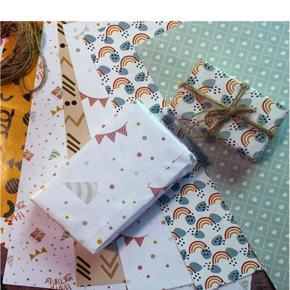 8 sheets A4 size wrapper Creative cute Decorative Paper School Supplies Background paper