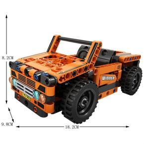 7085 Two-in-one Building Block Toy Deformed Jeep Model Jeep Building Block Toy