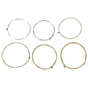 Set 6 Metal Strings for Acoustic Guitar 1 Meter 1M